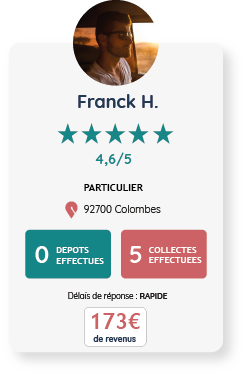 collecteur encombrants waster à colombes